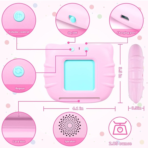 PINK 224 Sight Words Talking Flash Cards - Picture 14 of 15